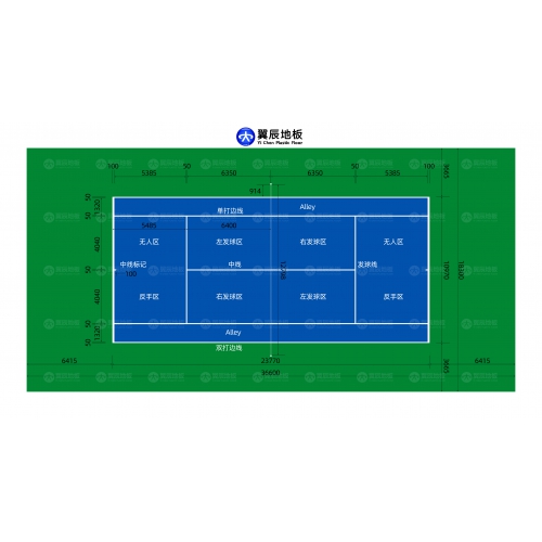 網(wǎng)球場地標準尺寸是多少？